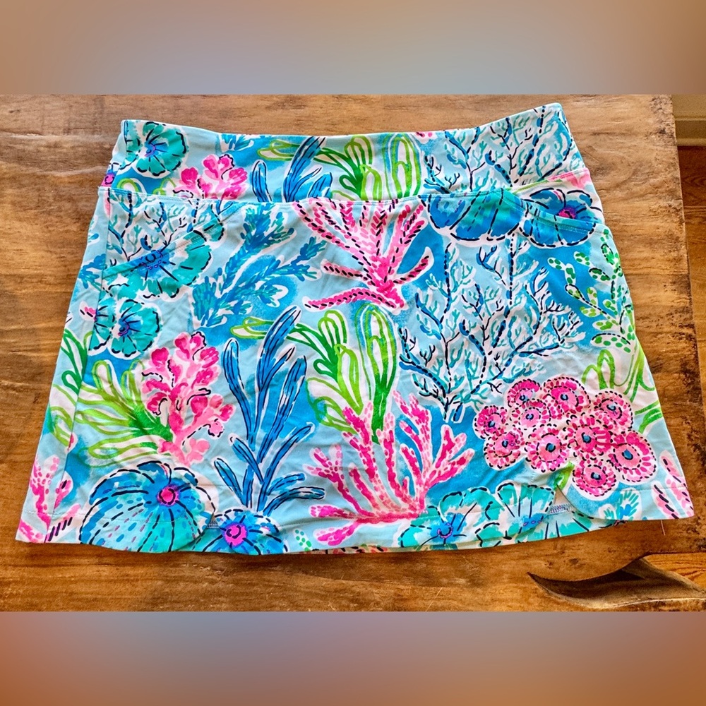 Womens Floral Skort